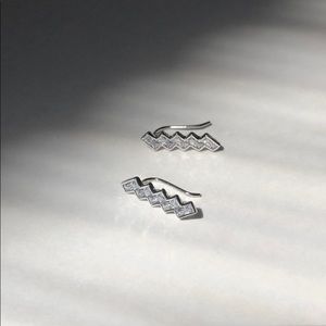 Sparkling crystal earrings